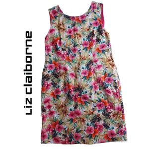 Liz Claiborne Floral Cotton Dress